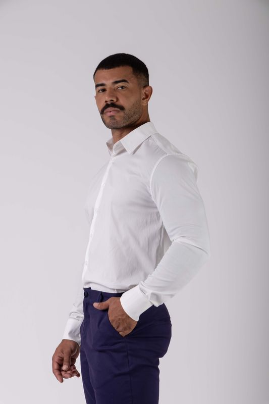 camisa comfy work manga longa off
