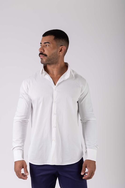 camisa comfy work manga longa off