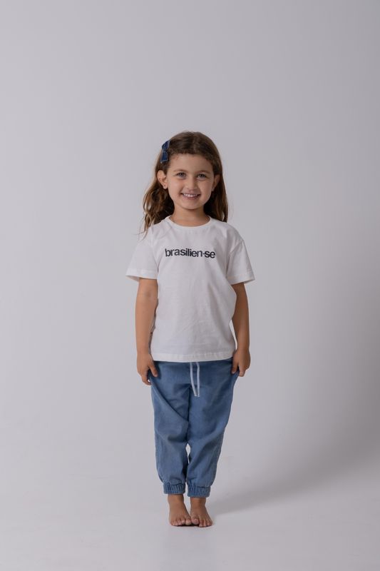 camiseta infantil brasilien-se off