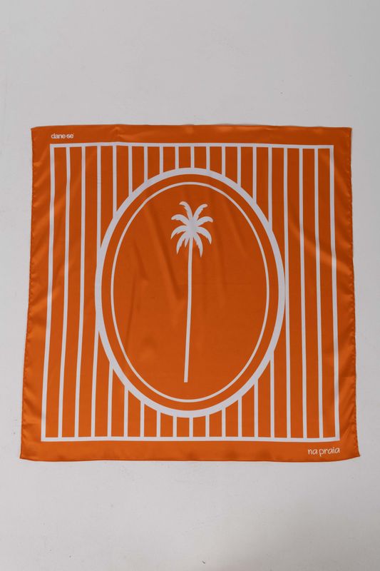 lenço coqueiro npf26 laranja