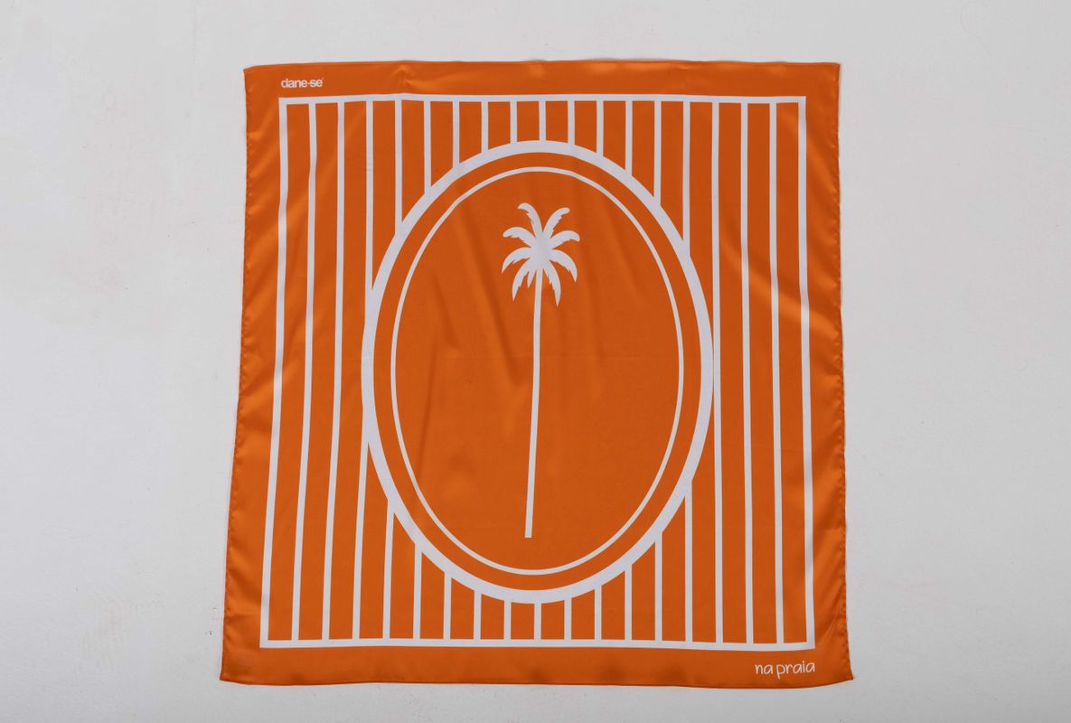 lenço coqueiro npf26 laranja