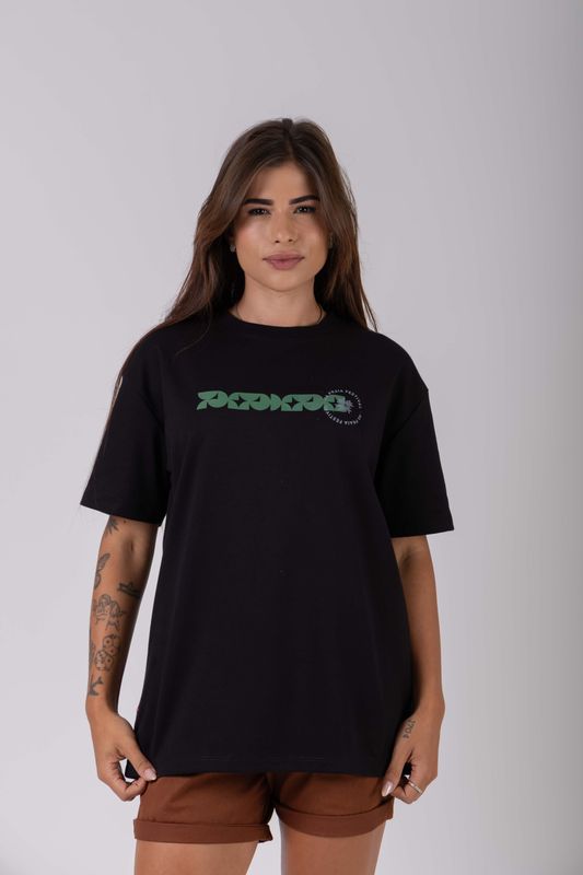 camiseta regular na praia festival npf26 preto