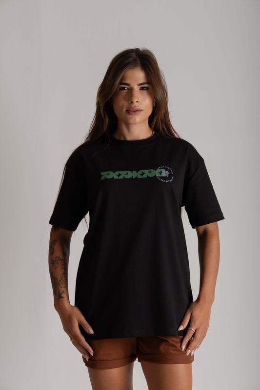 camiseta regular na praia festival npf26 preto