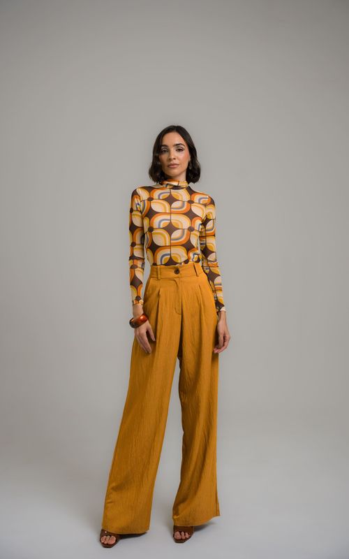 segunda pele retrô mid century modern estampado