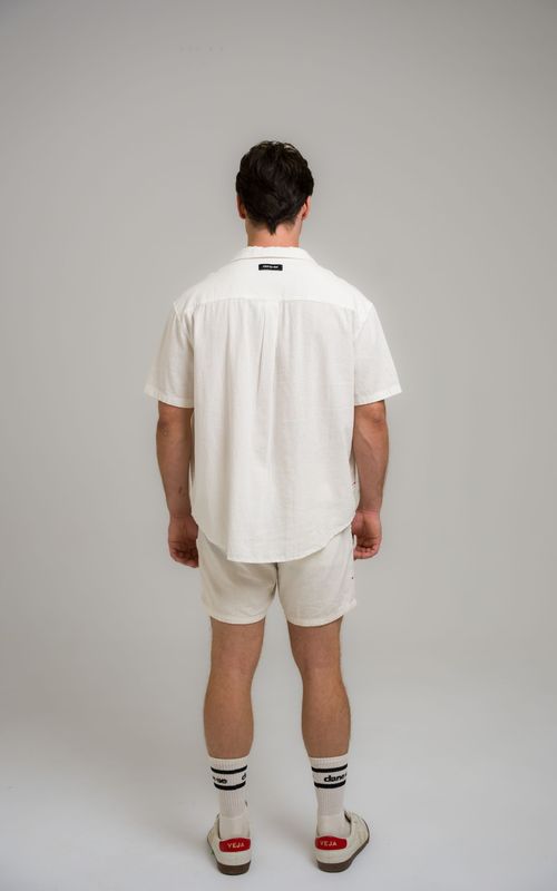camisa over linho debrum manga curta off