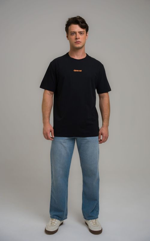 camiseta colors mid century modern preto