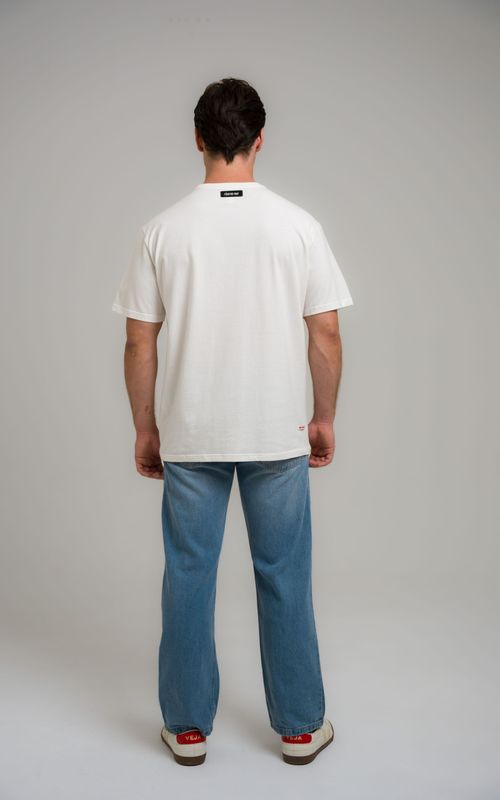 camiseta faixas mid century modern off