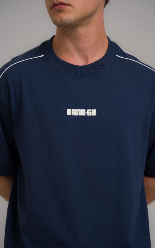 camiseta overboxy debrum dane-se low marinho