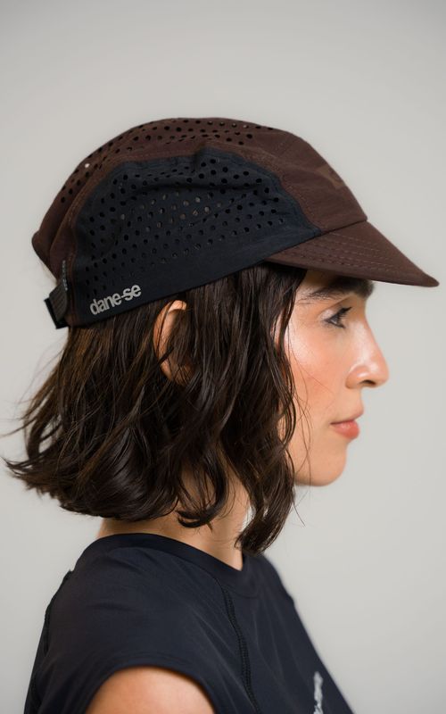 bone five panel dp002 ripstop marrom/preto
