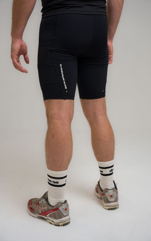 short compressão d!p.002 pro run masculino preto