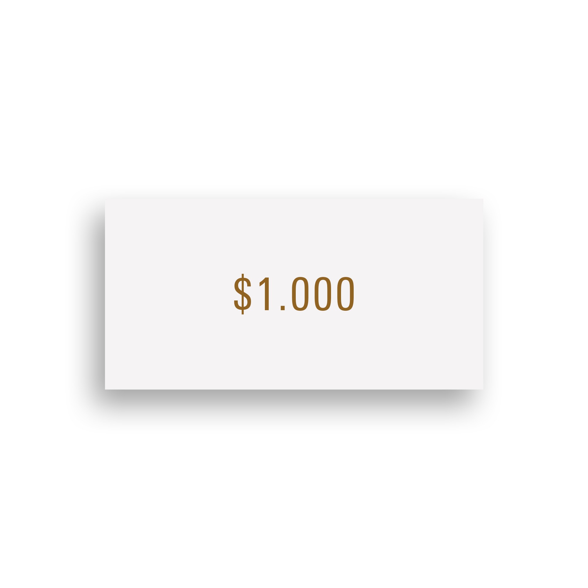 Gift Card $1.000