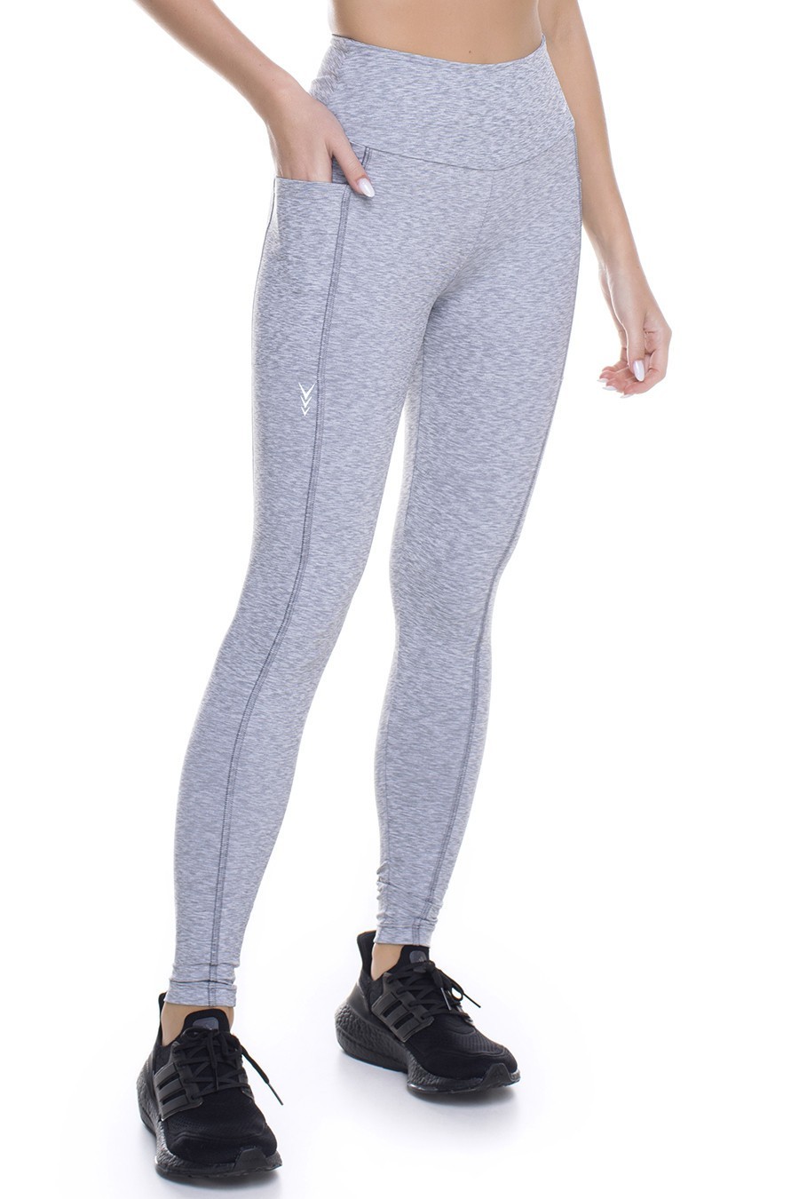 Legging Athletic Cós Alto Mescla - Less Now